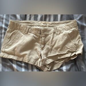 Hollister Tan Jean Shorts for Women